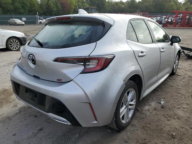 JTND4MBE3M3110403 - 2021 TOYOTA COROLLA SE SILVER photo 4