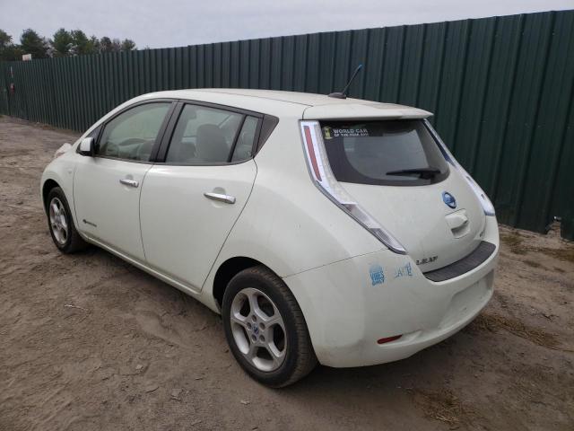 JN1AZ0CP0CT020435 - 2012 NISSAN LEAF SV WHITE photo 3