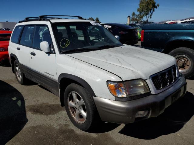 JF1SF65542H758528 - 2002 SUBARU FORESTER S WHITE photo 1
