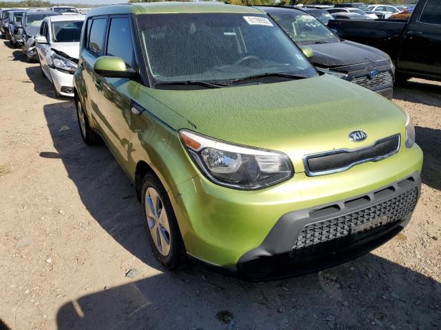 KNDJN2A2XE7044362 - 2014 KIA SOUL GREEN photo 1