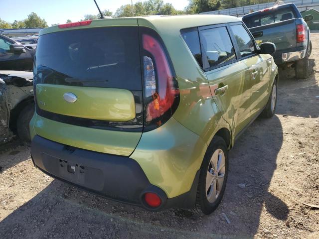 KNDJN2A2XE7044362 - 2014 KIA SOUL GREEN photo 4