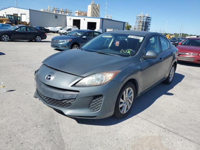 JM1BL1V77C1609452 - 2012 MAZDA 3 I GRAY photo 2