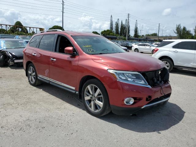 5N1AR2MN0DC631682 - 2013 NISSAN PATHFINDER RED photo 1