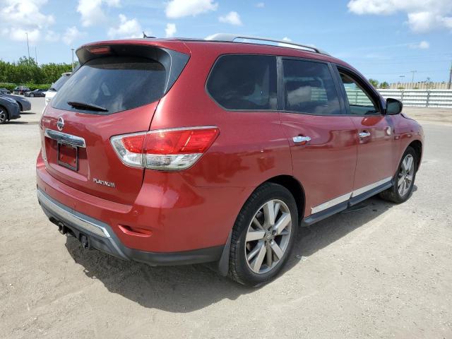 5N1AR2MN0DC631682 - 2013 NISSAN PATHFINDER RED photo 4