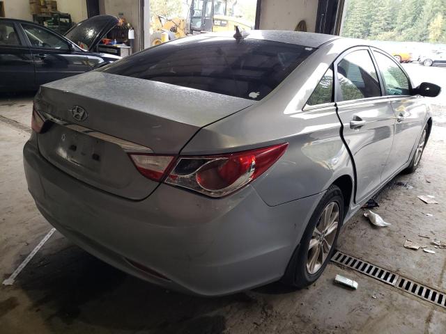 5NPEB4AC8BH280613 - 2011 HYUNDAI SONATA GLS BLUE photo 4