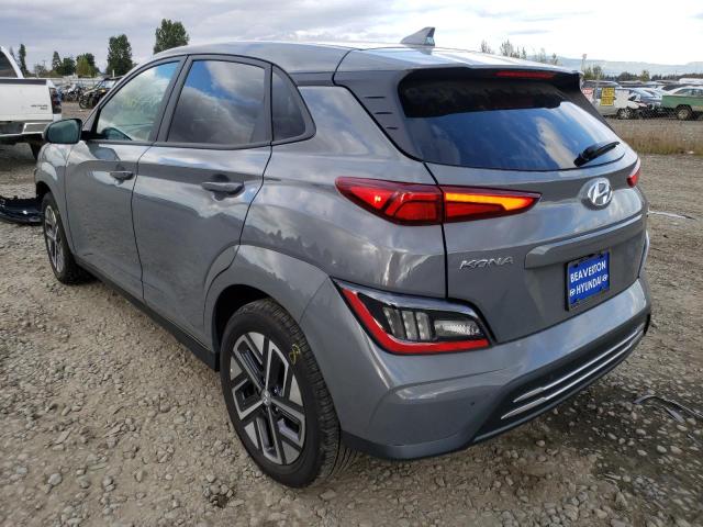 KM8K53AG6NU158099 - 2022 HYUNDAI KONA LIMIT GRAY photo 3