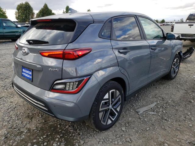 KM8K53AG6NU158099 - 2022 HYUNDAI KONA LIMIT GRAY photo 4