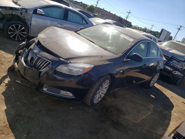 W04GR5EC6B1054026 - 2011 BUICK REGAL BLACK photo 2