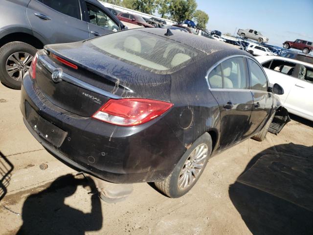 W04GR5EC6B1054026 - 2011 BUICK REGAL BLACK photo 4