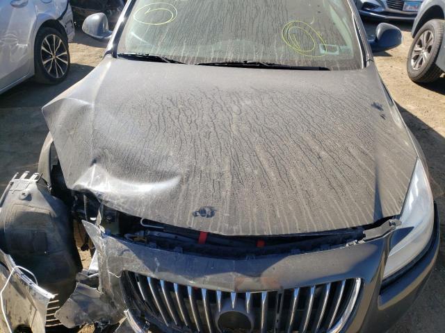 W04GR5EC6B1054026 - 2011 BUICK REGAL BLACK photo 7