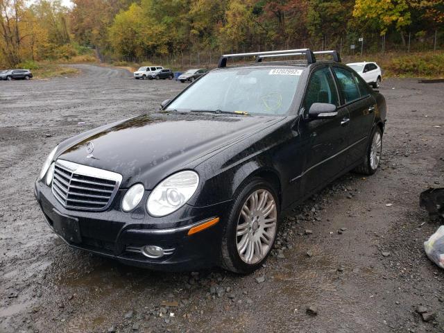 WDBUF87XX8B186615 - 2008 MERCEDES-BENZ E 350 4MAT BLACK photo 2