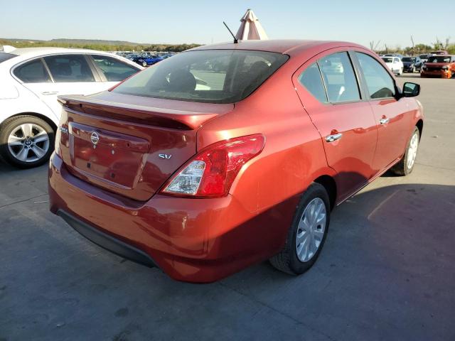 3N1CN7AP9KL834747 - 2019 NISSAN VERSA S BURGUNDY photo 4