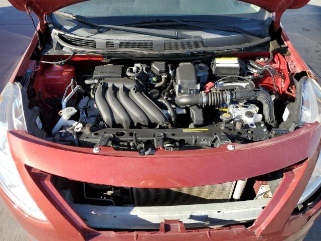 3N1CN7AP9KL834747 - 2019 NISSAN VERSA S BURGUNDY photo 7