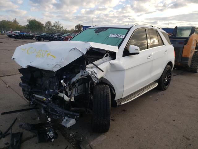 4JGDA5HBXHA857848 - 2017 MERCEDES-BENZ GLE 350 4M WHITE photo 2