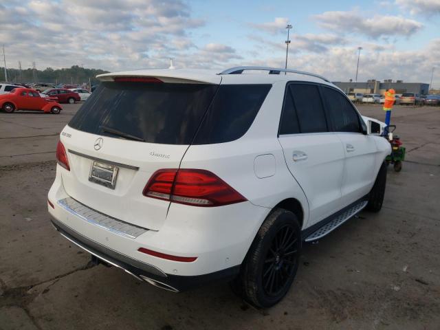 4JGDA5HBXHA857848 - 2017 MERCEDES-BENZ GLE 350 4M WHITE photo 4