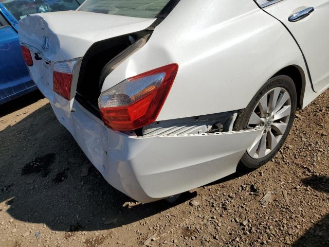 1HGCR2F8XDA127707 - 2013 HONDA ACCORD EXL WHITE photo 9