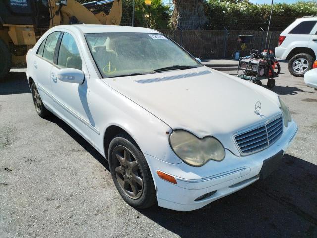 WDBRF64J71F027284 - 2001 MERCEDES-BENZ C 320 WHITE photo 1