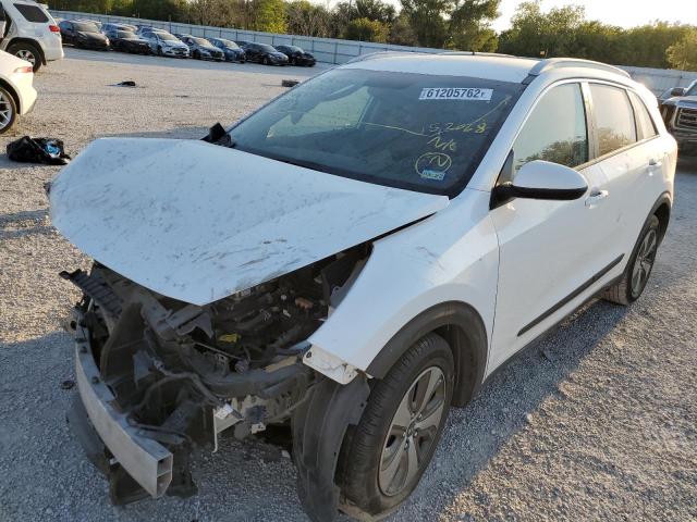 KNDCB3LCXK5246655 - 2019 KIA NIRO FE WHITE photo 2