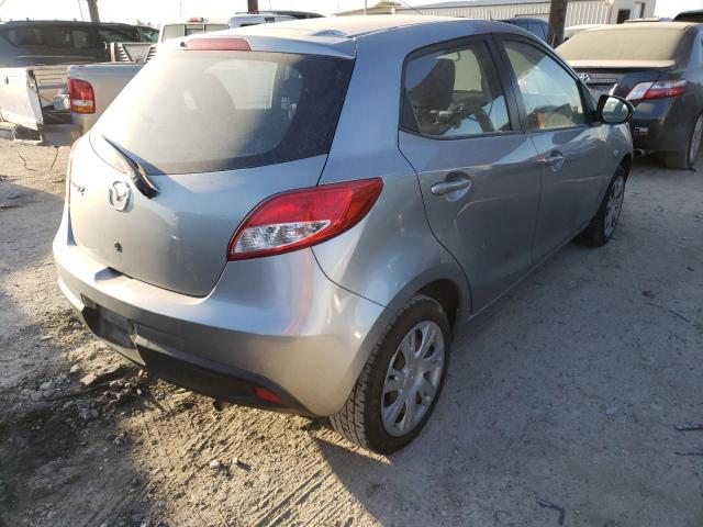 JM1DE1KYXE0175164 - 2014 MAZDA MAZDA2 SPO SILVER photo 4