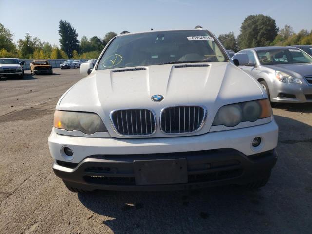 5UXFB33582LH32893 - 2002 BMW X5 4.4I SILVER photo 9