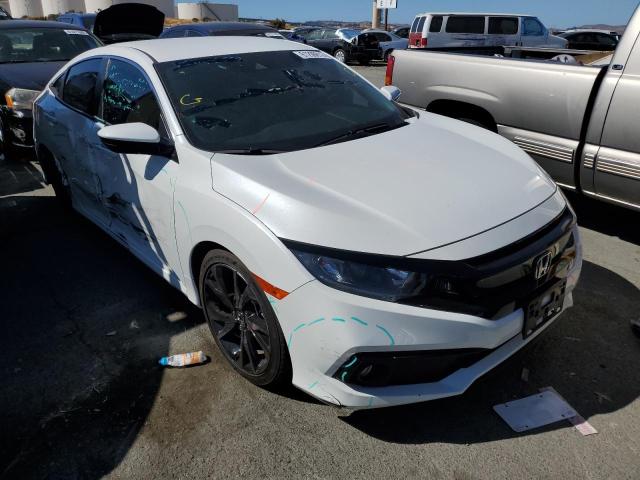 2HGFC2F81LH530988 - 2020 HONDA CIVIC SPOR WHITE photo 1