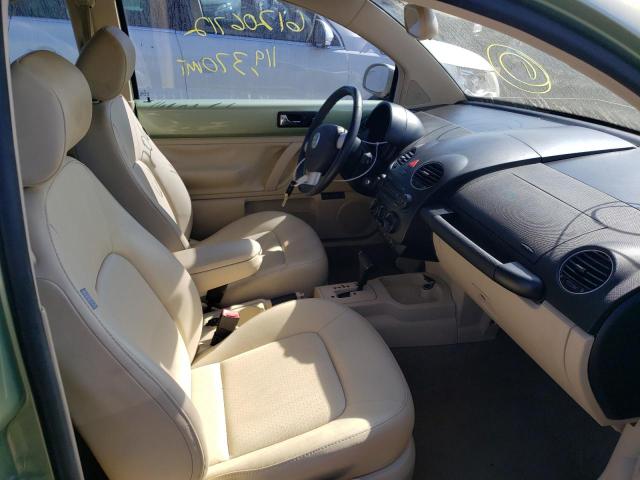 3VWRW31C59M514658 - 2009 VOLKSWAGEN NEW BEETLE 绿色 照片 5