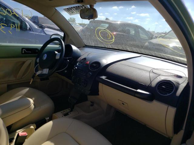 3VWRW31C59M514658 - 2009 VOLKSWAGEN NEW BEETLE 绿色 照片 9