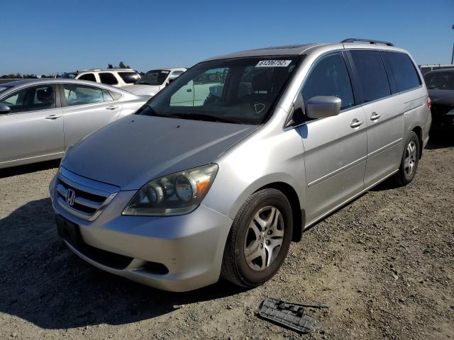 5FNRL38777B425177 - 2007 HONDA ODYSSEY EX SILVER photo 2