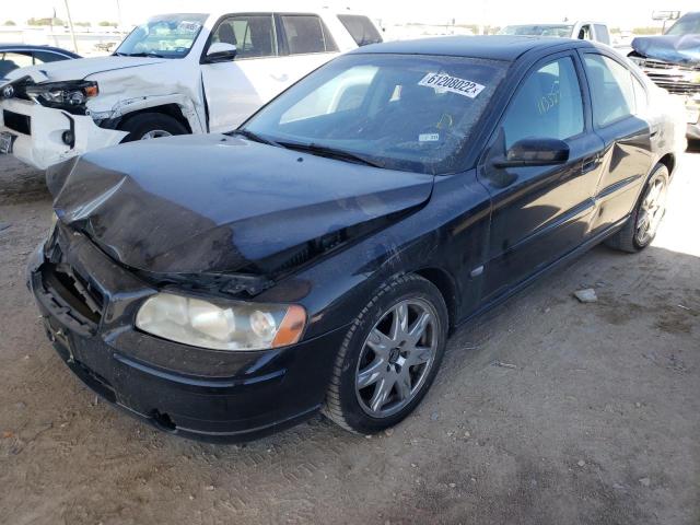 YV1RS592862530310 - 2006 VOLVO S60 2.5T BLACK photo 2