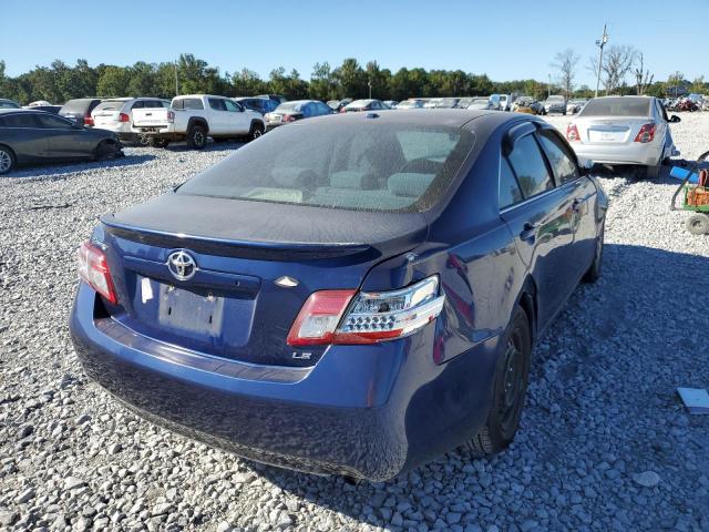 4T1BF3EK8AU522805 - 2010 TOYOTA CAMRY BASE BLUE photo 4