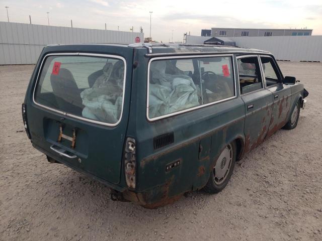 VC24541A3285680 - 1980 VOLVO 240 WAGON GREEN photo 4