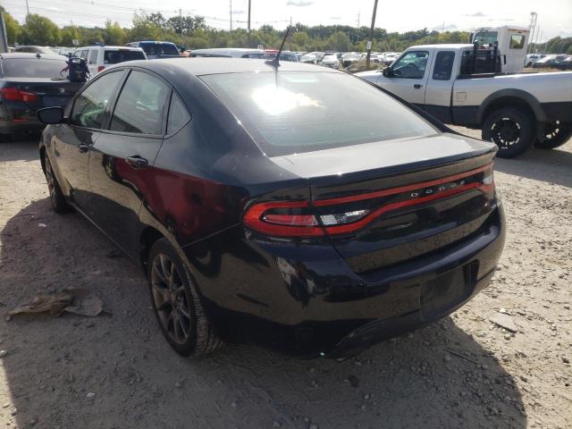 1C3CDFBH3DD151098 - 2012 DODGE DART BLACK photo 3