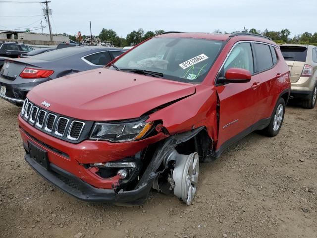 3C4NJDBB1LT173543 - 2020 JEEP COMPASS RED photo 2