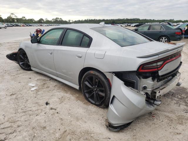 2C3CDXHG9KH599821 - 2019 DODGE CHARGER GT SILVER photo 3