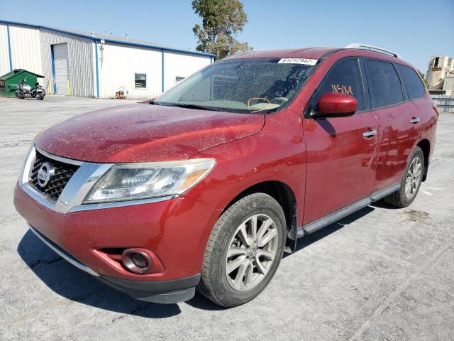 5N1AR2MM2DC686979 - 2013 NISSAN PATHFINDER Կարմիր լուսանկար 2