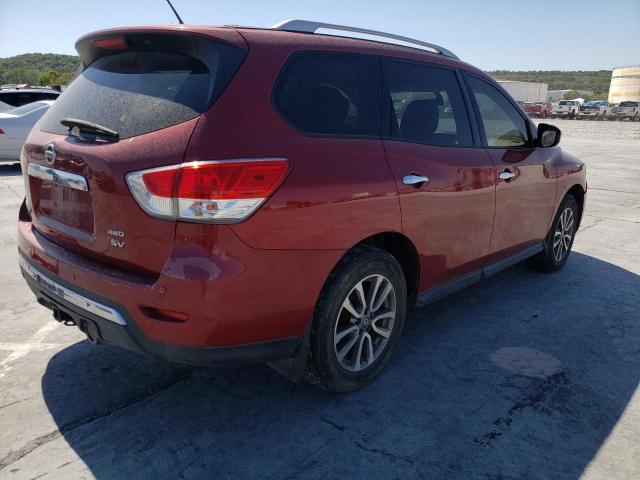 5N1AR2MM2DC686979 - 2013 NISSAN PATHFINDER Կարմիր լուսանկար 4
