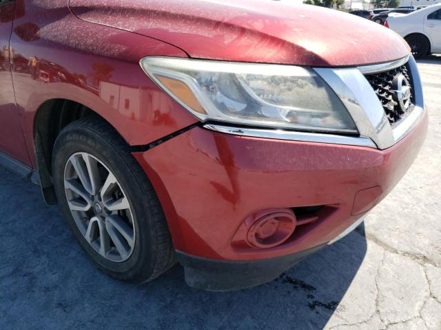 5N1AR2MM2DC686979 - 2013 NISSAN PATHFINDER RED photo 9