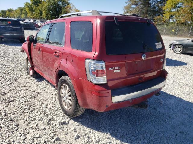 4M2CN9HG8AKJ07592 - 2010 MERCURY MARINER PR RED photo 3