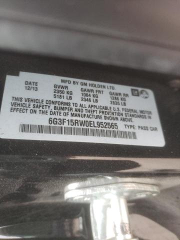 6G3F15RW0EL952565 - 2014 CHEVROLET SS BLACK photo 10