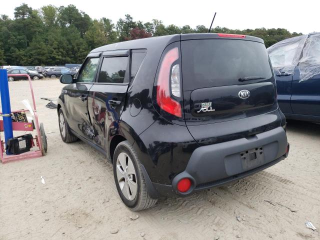 KNDJN2A22G7406932 - 2016 KIA SOUL BLACK photo 3