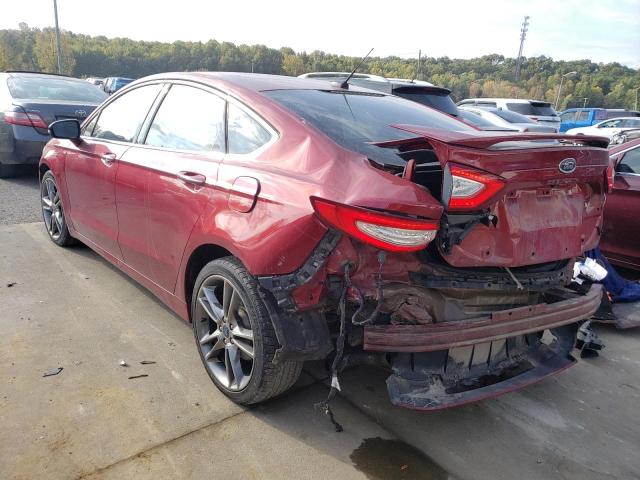 3FA6P0D99ER289570 - 2014 FORD FUSION TIT RED photo 3