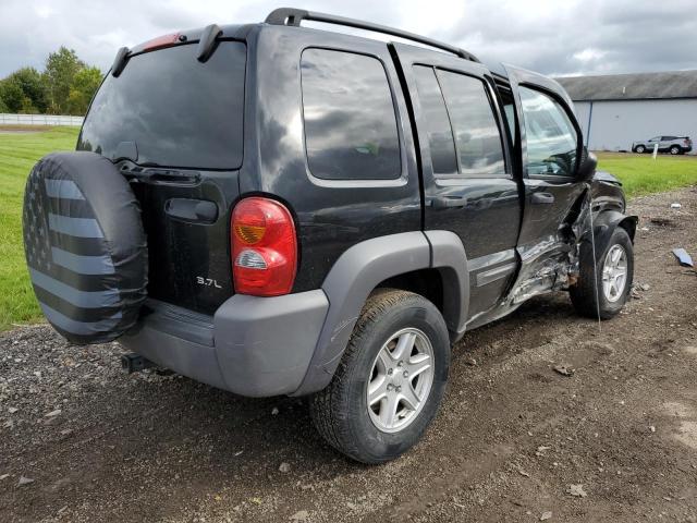 1J4GL48K34W111769 - 2004 JEEP LIBERTY SP BLACK photo 4