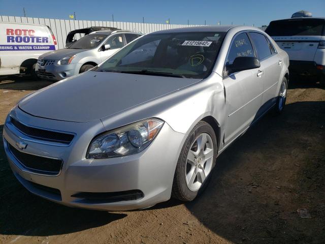 1G1ZA5EU7BF353017 - 2011 CHEVROLET MALIBU LS SILVER photo 2