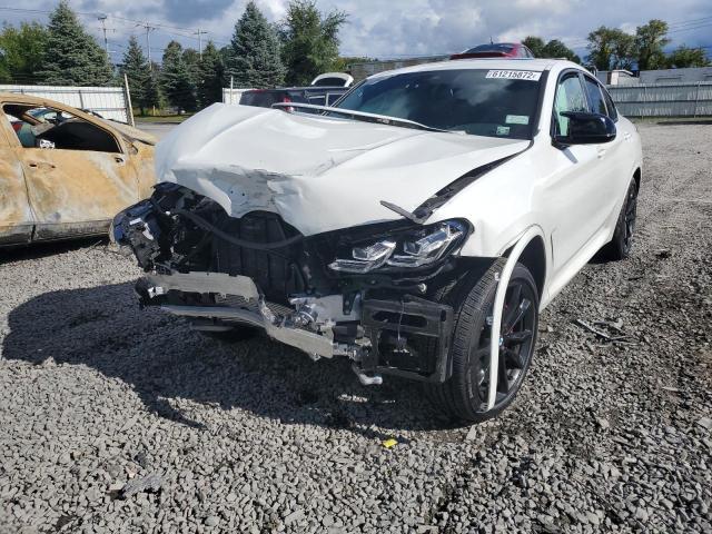 5UX43DT01N9K07266 - 2022 BMW X4 M40I WHITE photo 2