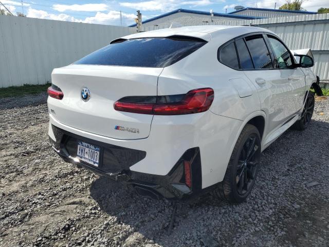 5UX43DT01N9K07266 - 2022 BMW X4 M40I WHITE photo 4