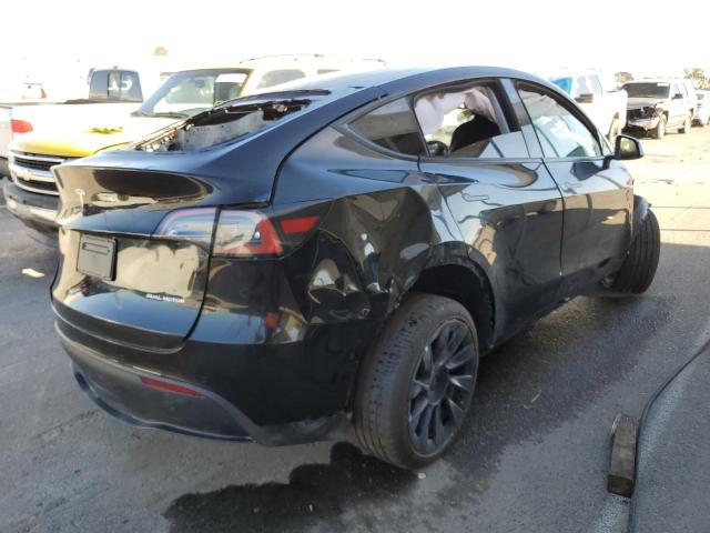 7SAYGDEE6NF481166 - 2022 TESLA MODEL Y أسود صورة 3