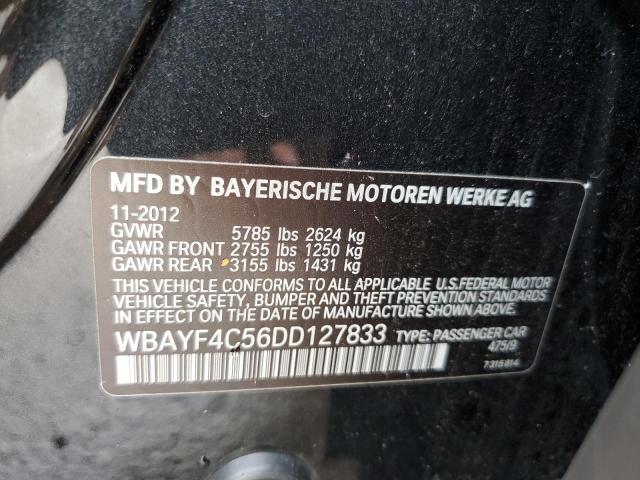 WBAYF4C56DD127833 - 2013 BMW 740 LXI BLACK photo 10