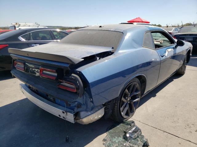 2C3CDZAG5MH513803 - 2021 DODGE CHALLENGER BLUE photo 4