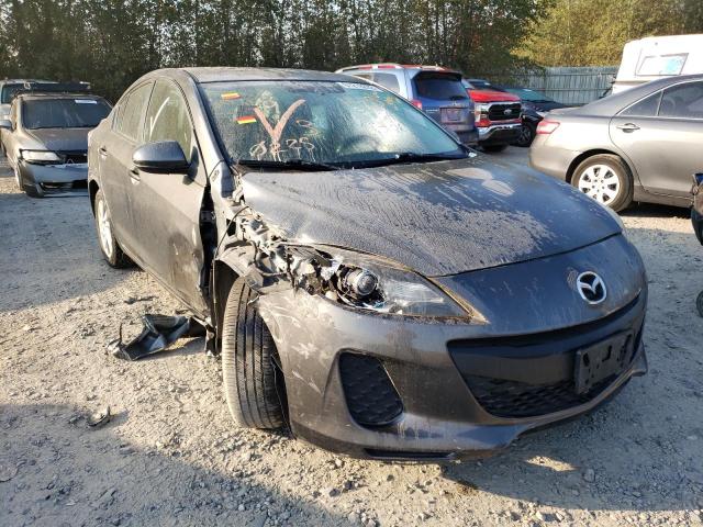 JM1BL1W80C1658810 - 2012 MAZDA 3 I GRAY photo 1