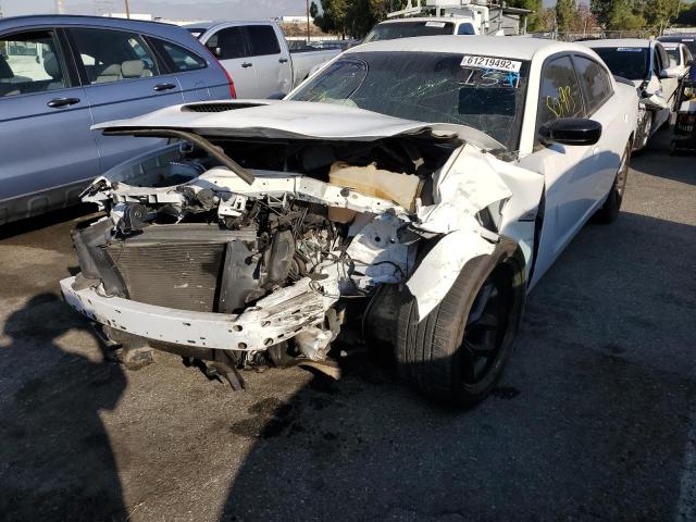 2C3CDXHG6KH748606 - 2019 DODGE CHARGER GT WHITE photo 2